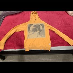 Orange men hoodie, American Eagle